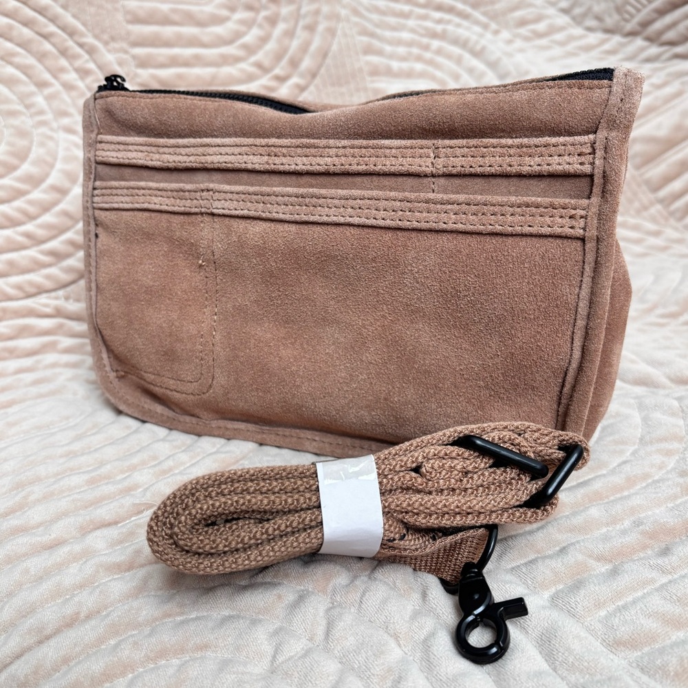 The Particulars NICE Pack, Brown Suede Bag NWT, NBW